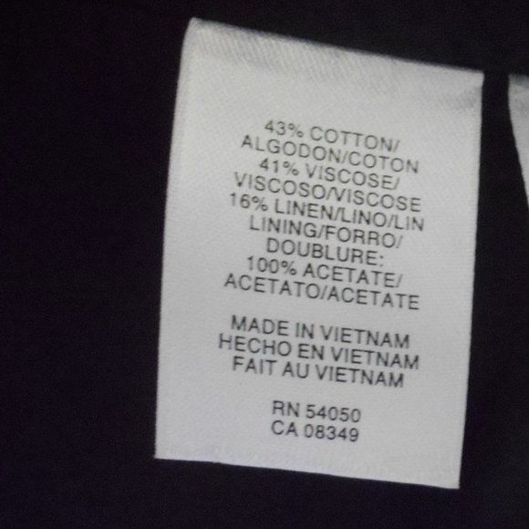 JONES NEW YORK Flower Print Button Down Jacket 12 - Picture 4 of 4